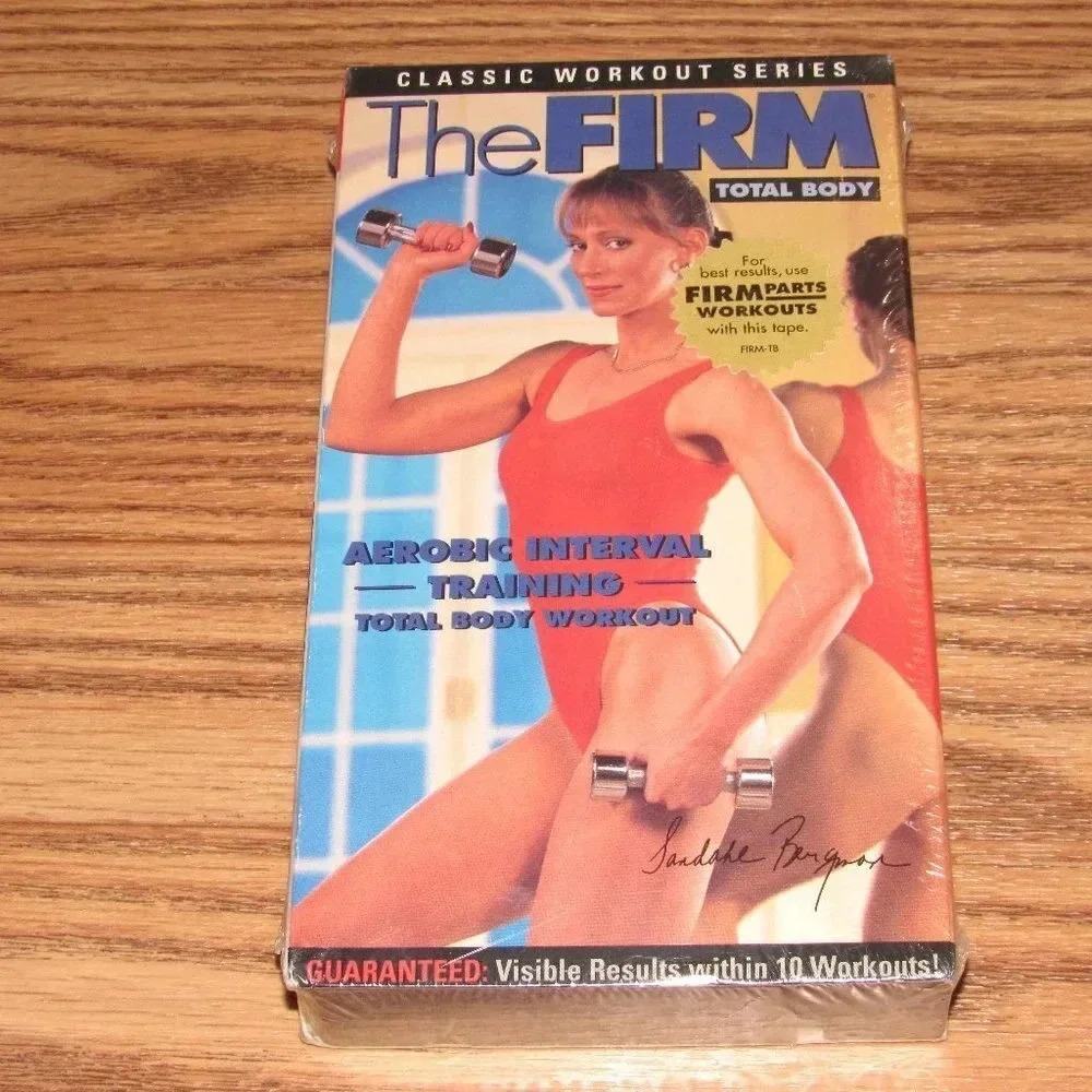 THE FIRM TOTAL BODY:  Aerobic Interval Training Total Body Workout VHS~SEALED!